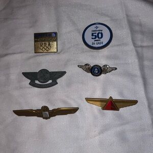Airlines pins United delta Alaska